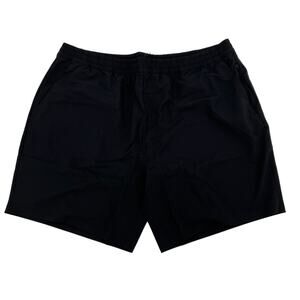 Fresh Clean Threads Shorts Mens 2XL Black Performance Elastic Waist Linerless